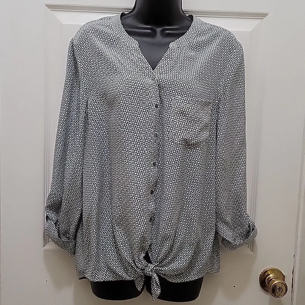 Joie Edaline Silk Tiefront Top Rare - Picture 1 of 9